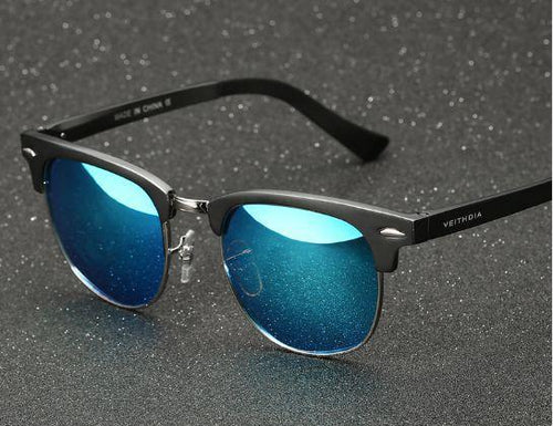 Óculos Veithdia Retro de Aluminio