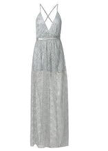 Carregar imagem no visualizador da galeria, Vestido de Festa Longo Tule com Paetê - Frete Gratis