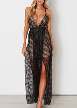 Carregar imagem no visualizador da galeria, Vestido de Festa Longo Tule com Paetê - Frete Gratis