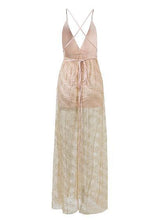 Carregar imagem no visualizador da galeria, Vestido de Festa Longo Tule com Paetê - Frete Gratis