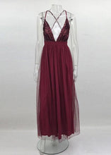 Carregar imagem no visualizador da galeria, Vestido Longo Alcinha Festa com Tule - Frete Gratis