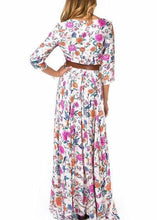 Carregar imagem no visualizador da galeria, Vestido Envelope Longo Estampado - Frete Gratis