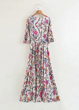 Carregar imagem no visualizador da galeria, Vestido Envelope Longo Estampado - Frete Gratis