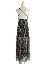 Carregar imagem no visualizador da galeria, Vestido de Tule Bordado Longo para Festa - Frete Gratis