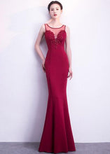 Carregar imagem no visualizador da galeria, Vestido Longo Sereia com Tule - Frete Gratis