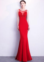 Carregar imagem no visualizador da galeria, Vestido Longo Sereia com Tule - Frete Gratis