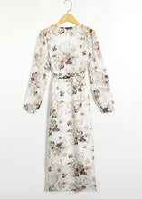 Carregar imagem no visualizador da galeria, Vestido Envelope Transpassado Longo Floral - Frete Gratis