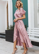 Carregar imagem no visualizador da galeria, Vestido Envelope Midi com Babado - Frete Gratis