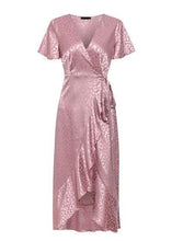 Carregar imagem no visualizador da galeria, Vestido Envelope Midi com Babado - Frete Gratis