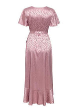 Carregar imagem no visualizador da galeria, Vestido Envelope Midi com Babado - Frete Gratis