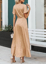 Carregar imagem no visualizador da galeria, Vestido Envelope Midi com Babado - Frete Gratis