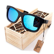 Carregar imagem no visualizador da galeria, Óculos Bamboo Quadrado de Madeira