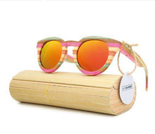 Carregar imagem no visualizador da galeria, Óculos Gykids Colorido de Bambu
