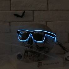 Carregar imagem no visualizador da galeria, Óculos com Fio de LED de Halloween