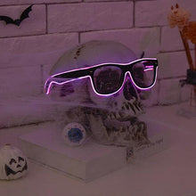 Carregar imagem no visualizador da galeria, Óculos com Fio de LED de Halloween