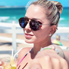 Carregar imagem no visualizador da galeria, Óculos Feminino Steampunk Retro Shades UV400