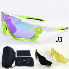 Carregar imagem no visualizador da galeria, Óculos de Sol Sport UV400 Polarizado 4 Lentes Kit Óculos Esportivo Le Tour de France