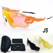 Carregar imagem no visualizador da galeria, Óculos de Sol Sport UV400 Polarizado 4 Lentes Kit Óculos Esportivo Le Tour de France