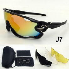 Carregar imagem no visualizador da galeria, Óculos de Sol Sport UV400 Polarizado 4 Lentes Kit Óculos Esportivo Le Tour de France