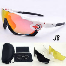 Carregar imagem no visualizador da galeria, Óculos de Sol Sport UV400 Polarizado 4 Lentes Kit Óculos Esportivo Le Tour de France