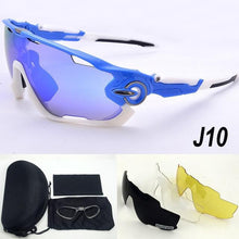 Carregar imagem no visualizador da galeria, Óculos de Sol Sport UV400 Polarizado 4 Lentes Kit Óculos Esportivo Le Tour de France