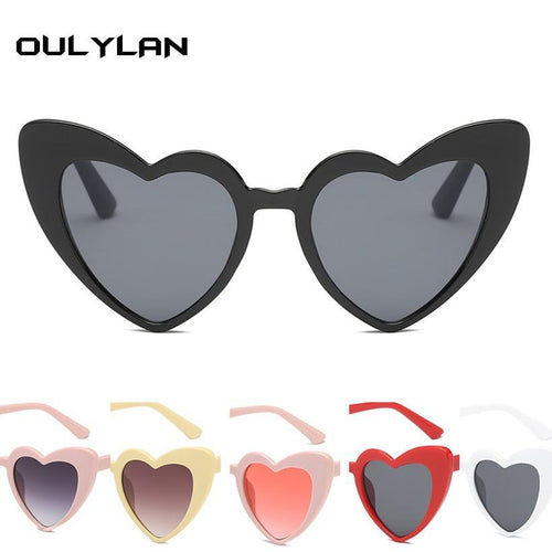 Óculos Feminino Cat Eye Heart Proteção UV400