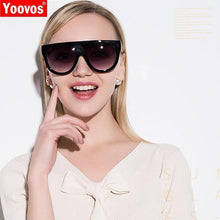 Carregar imagem no visualizador da galeria, Óculos Feminino Oversized Gradiente Proteção UV