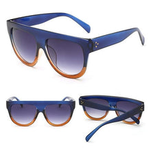 Carregar imagem no visualizador da galeria, Óculos Feminino Oversized Gradiente Proteção UV