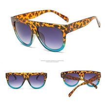 Carregar imagem no visualizador da galeria, Óculos Feminino Oversized Gradiente Proteção UV