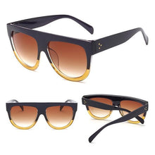 Carregar imagem no visualizador da galeria, Óculos Feminino Oversized Gradiente Proteção UV
