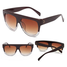 Carregar imagem no visualizador da galeria, Óculos Feminino Oversized Gradiente Proteção UV